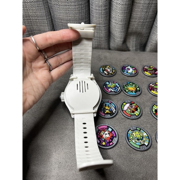 YoKai Watch DX Model One Season 1 Lot of 13 Medals Discs White Tested Works - Picture 4 of 10